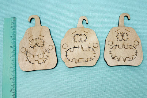 Pumpkin trio pumpkin shelf sitters DIY ktit