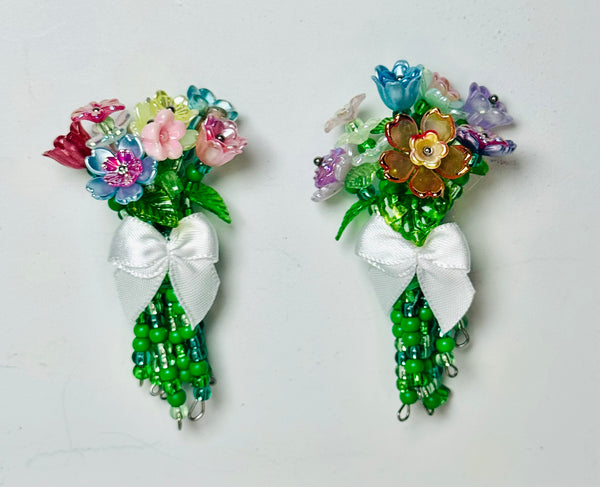 Beaded flower bouquet DIY kit