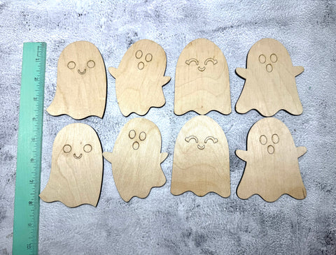 Set of 8 ghosts