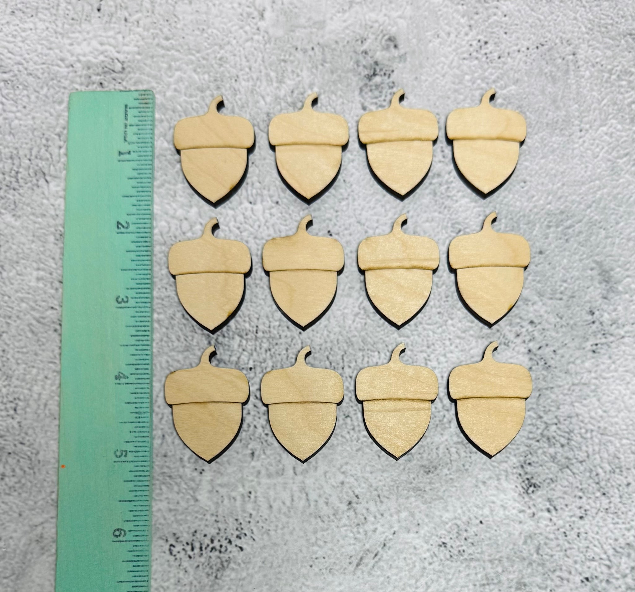 Set of 12 acorns