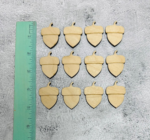 Set of 12 acorns