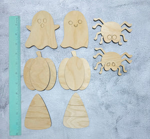 Set of Halloween shapes
