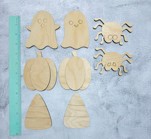 Set of Halloween shapes
