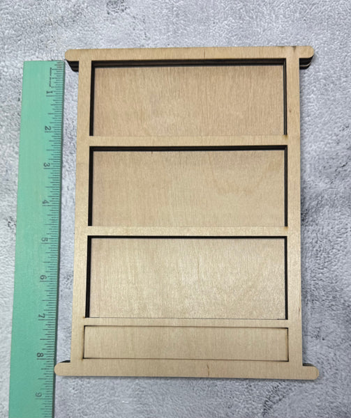 Interchangeable bookcase  BOOKCASE ONLY DIY kit