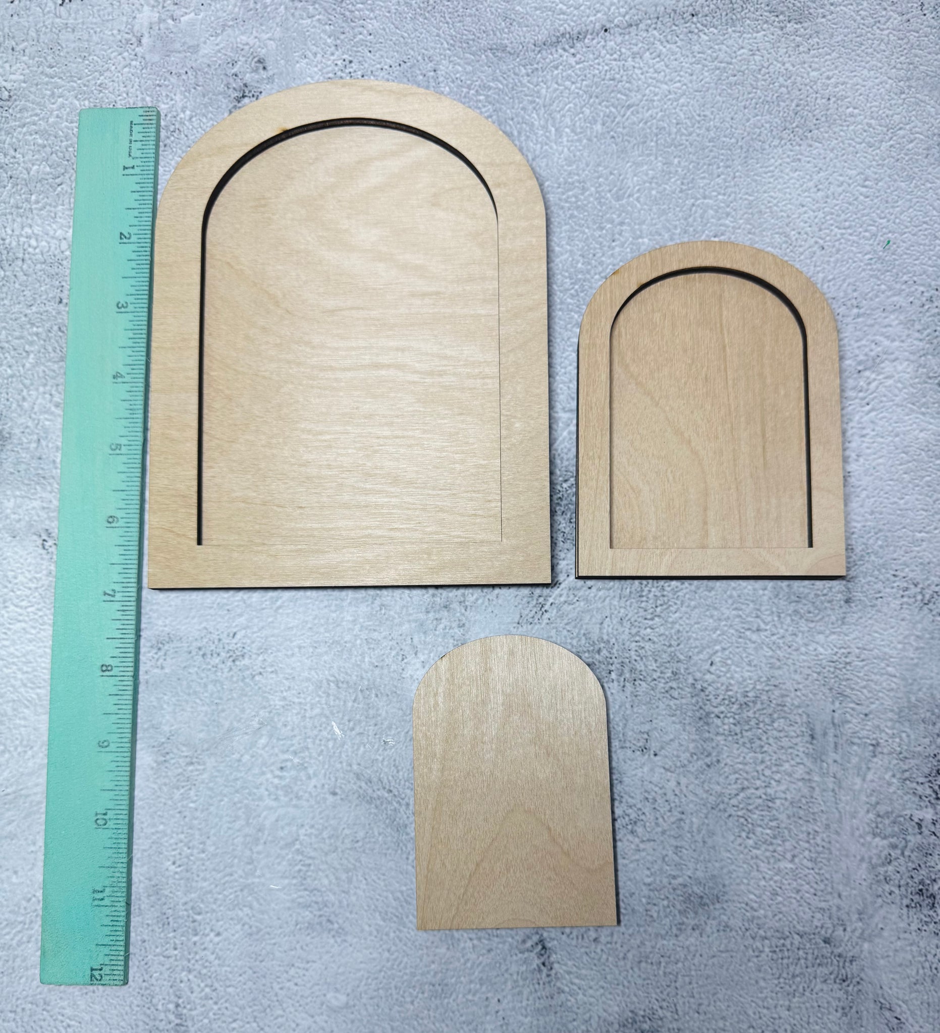 Set of 2 arched frames DIY