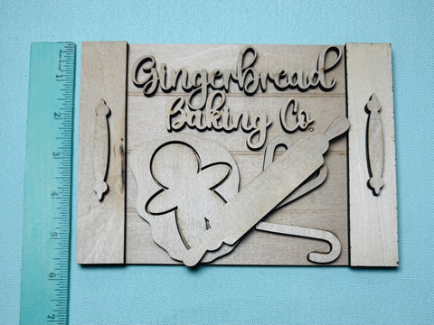 Gingerbread cookie co board DIY kit