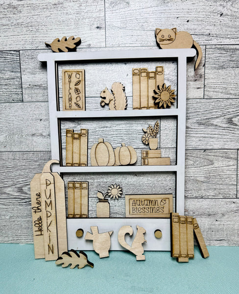 Fall set for interchangeable bookcase DIY kit