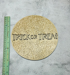 Trick or Treat sign