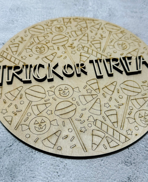 Trick or Treat sign