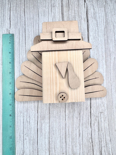 Shelf sitter turkey 2x4 block DIY kit