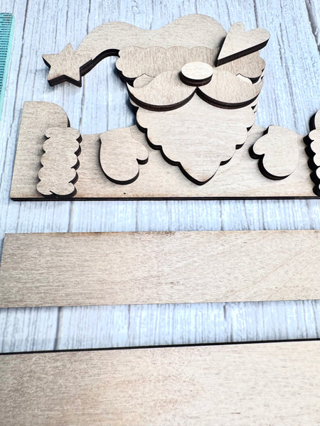 Shelf sitter split Santa DIY kit