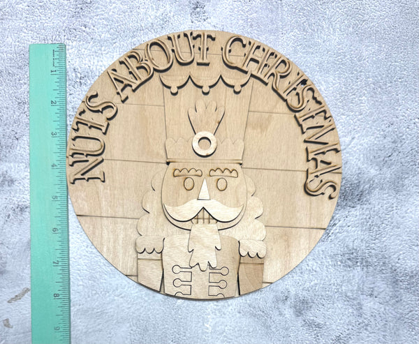 Nuts about Christmas sign