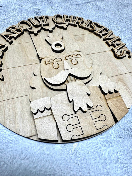 Nuts about Christmas sign