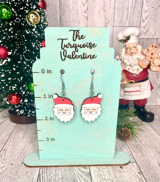 Santa earrings