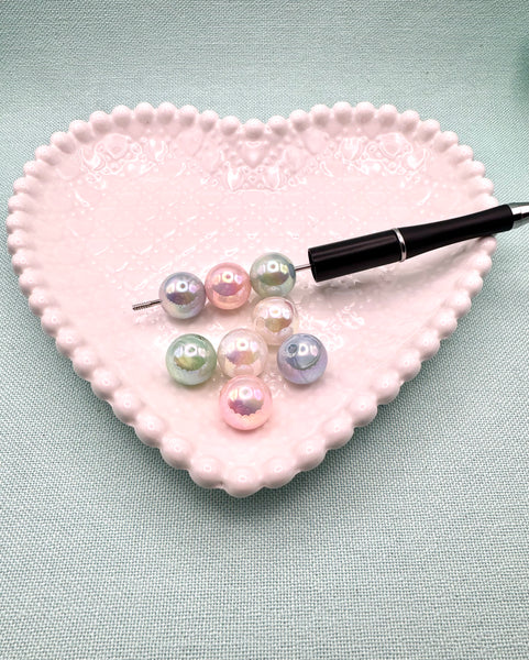 16mm acrylic pastel beads (8)