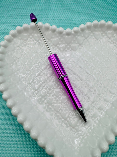 Beadable pen