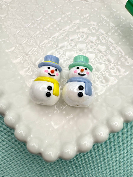 Snowman beads (2)