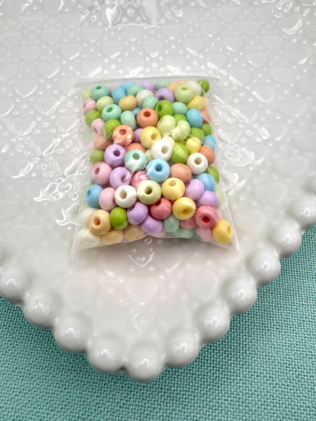 Pastel 6mm seed beads