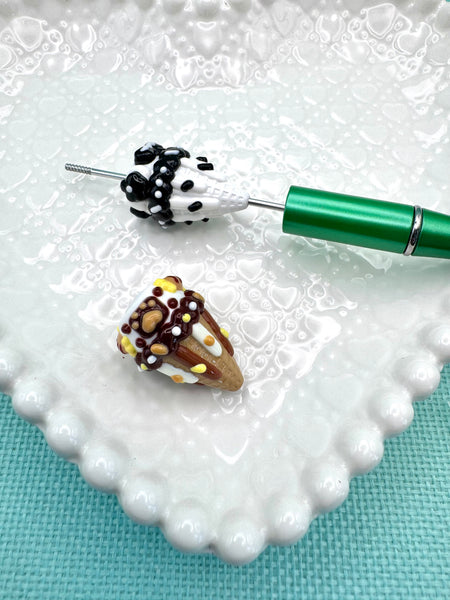 Ice cream cone beads (2)