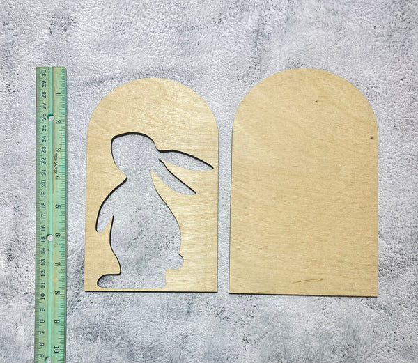 Arch sign with bunny DIY set