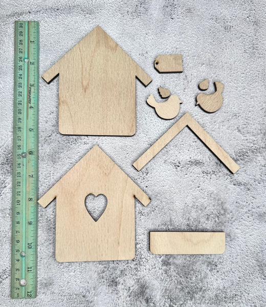 Birdhouse shelf sitter DIY kit