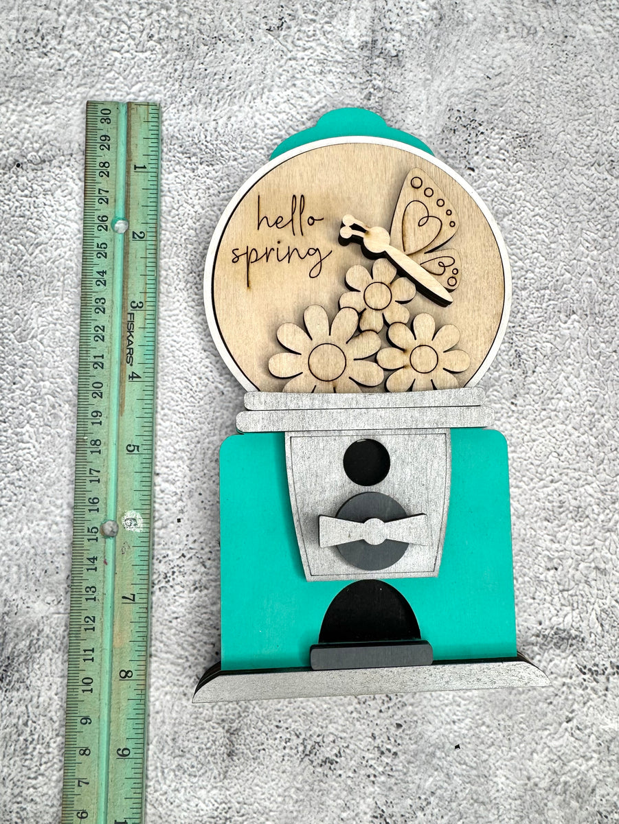 Hello spring butterfly insert for snow globe or gumball machine DIY ki ...