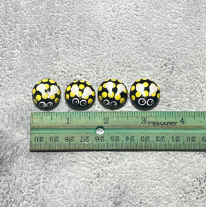 Doodle bug bee magnets (set of 4)