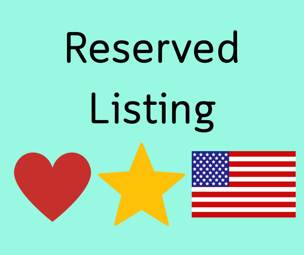 Heart, star and flag for dotting